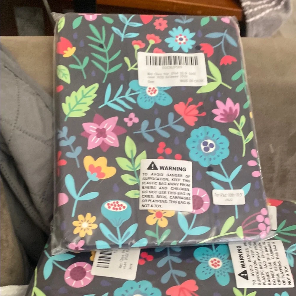 Floral Tablet Case with Black Border